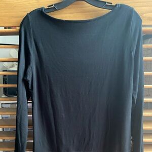 Dana Buchman Classic Black Long Sleeve Top